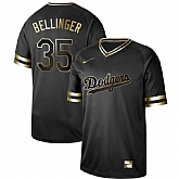 Dodgers 35 Cody Bellinger Black Gold Nike Cooperstown Collection Legend V Neck Jersey Dzhi,baseball caps,new era cap wholesale,wholesale hats